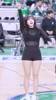😍大码H型身材！韩国啦啦队美女河智媛！这个转身太迷人了~